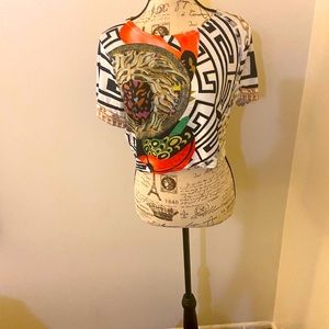 Women’s Versace inspired crop top